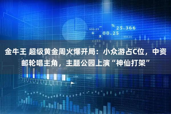 金牛王 超级黄金周火爆开局:小众游占C位,中资邮轮唱主角,主题公园上演“神仙打架”